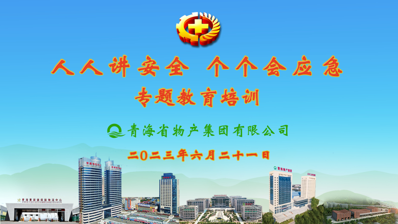 提高安全管理水平 落實全員安全責任&mdash;&mdash;集團安委會舉辦2023年&ldquo;人人講安全，個個會應急&rdquo;專題教育培訓